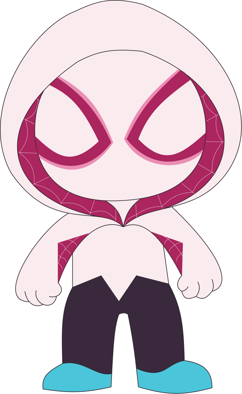 Hephzy's Spider-Gwen mascot